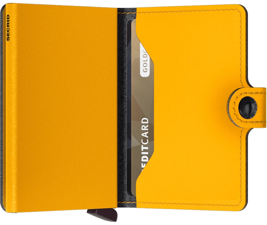 Secrid Miniwallet Yard Powder MYp-Ochre Secrid Miniwallet Yard Powder MYp-Ochre