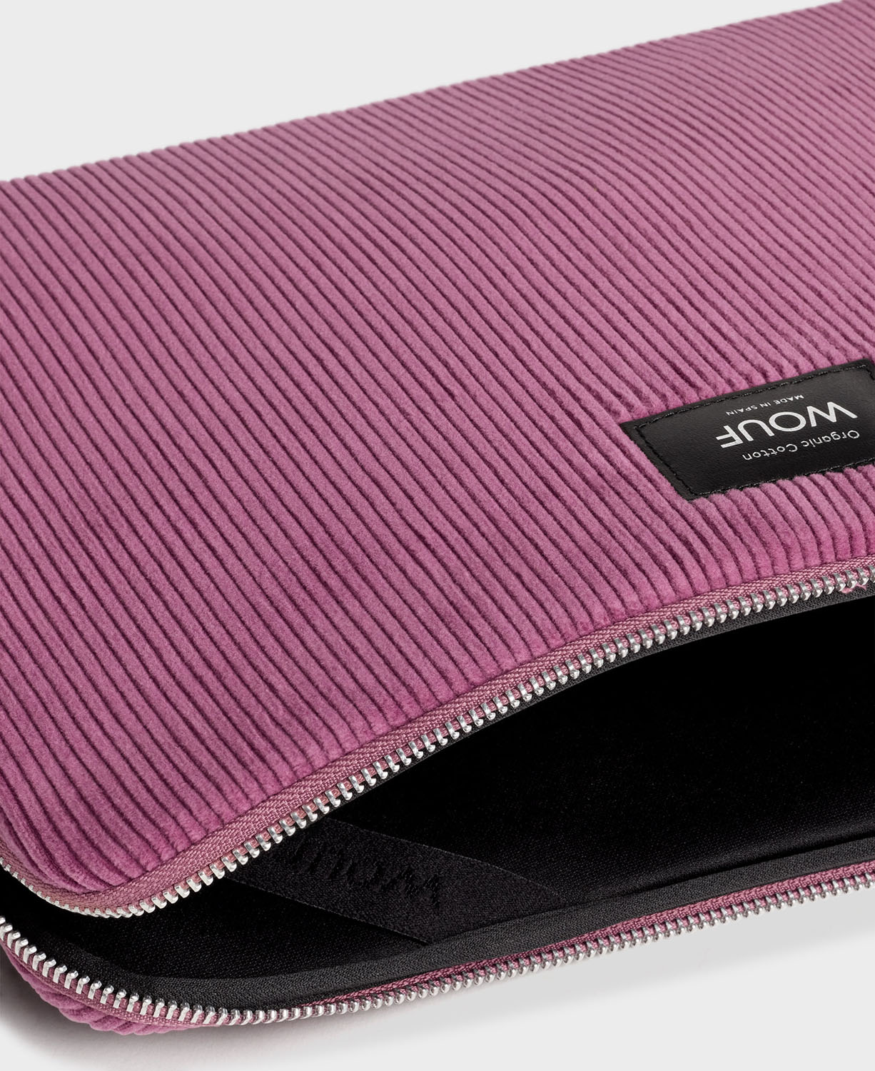 Wouf Corduroy Collection Laptop Sleeve 13" & 14" Mauve