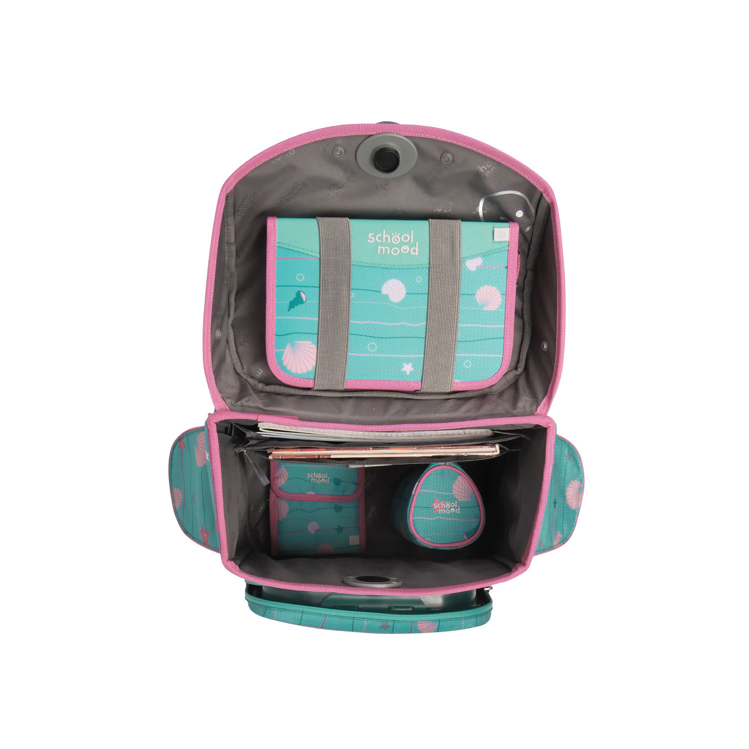 School-Mood Timeless Schulranzenset 7-teilige Lilly (Meerjungfrau) School-Mood Timeless Schulranzenset 7-teilige Lilly (Meerjungfrau)