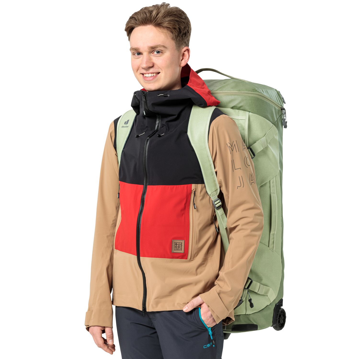 Deuter Duffel Pro Movo 90 Reisetasche auf Rollen Mineral-Grove Deuter Duffel Pro Movo 90 Reisetasche auf Rollen Mineral-Grove