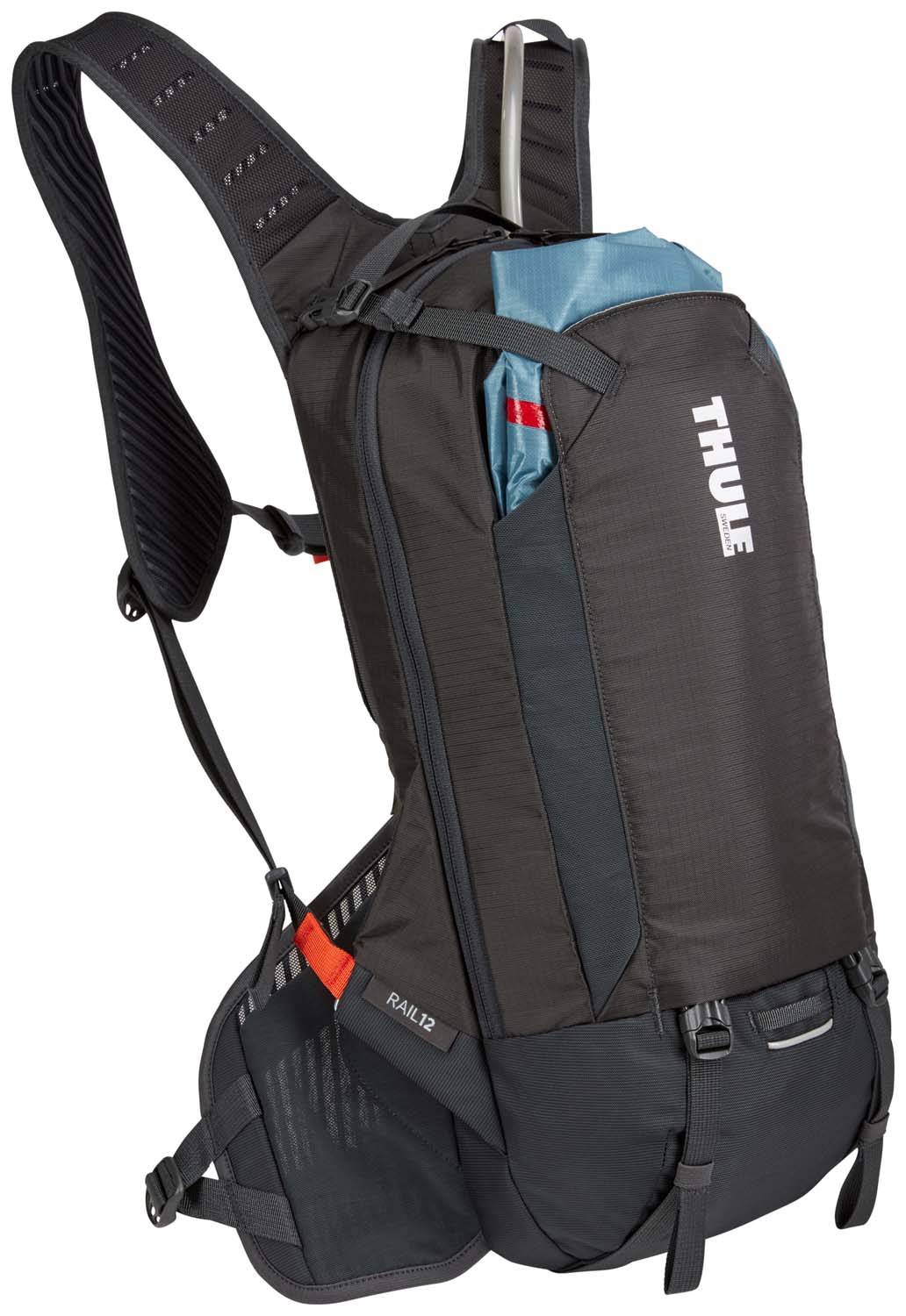 THULE Rail 12L Trinkblasenrucksack Obsidian