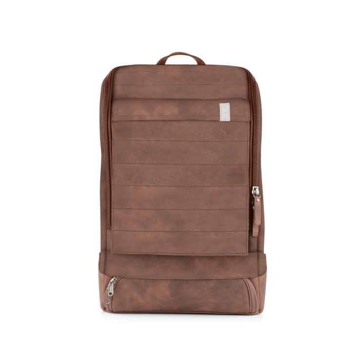 A E P Alpha Classic Leather Special Lederrucksack mit Laptopfach Royal Brown