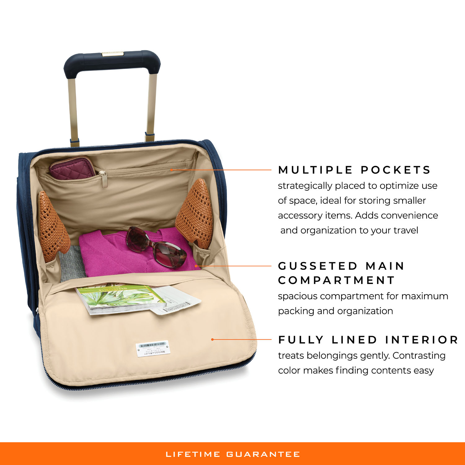 Briggs & Riley Baseline Cabin Spinner Navy