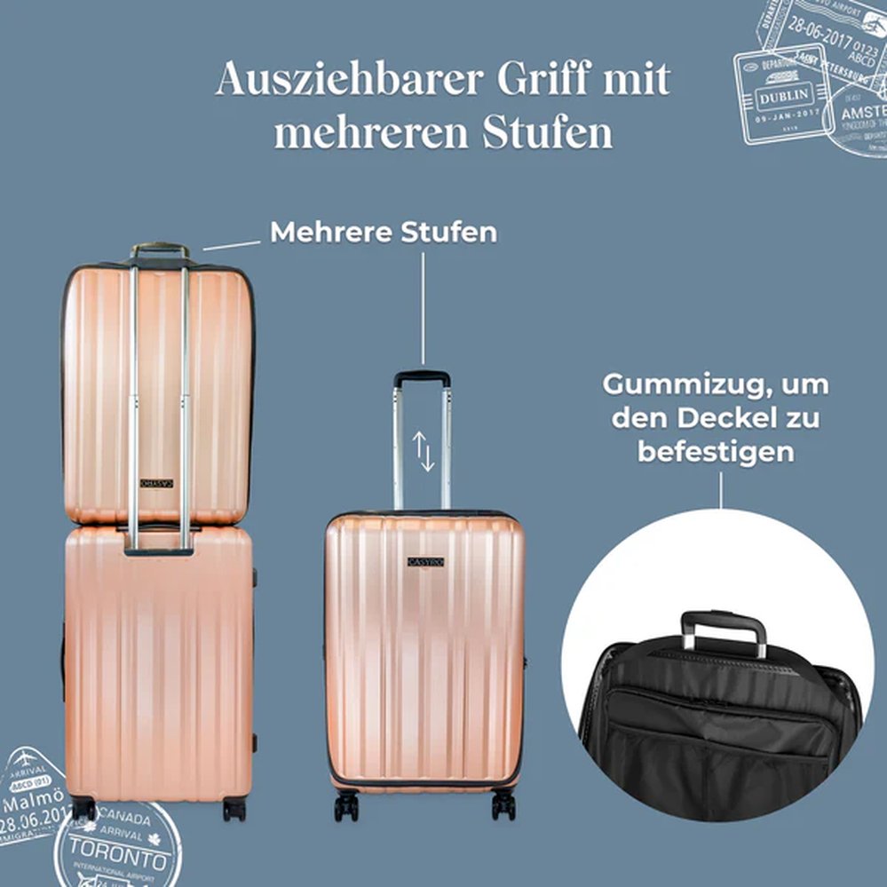 CASYRO Stand-Up Koffer 3.0 L Rose Gold CASYRO Stand-Up Koffer 3.0 L Rose Gold