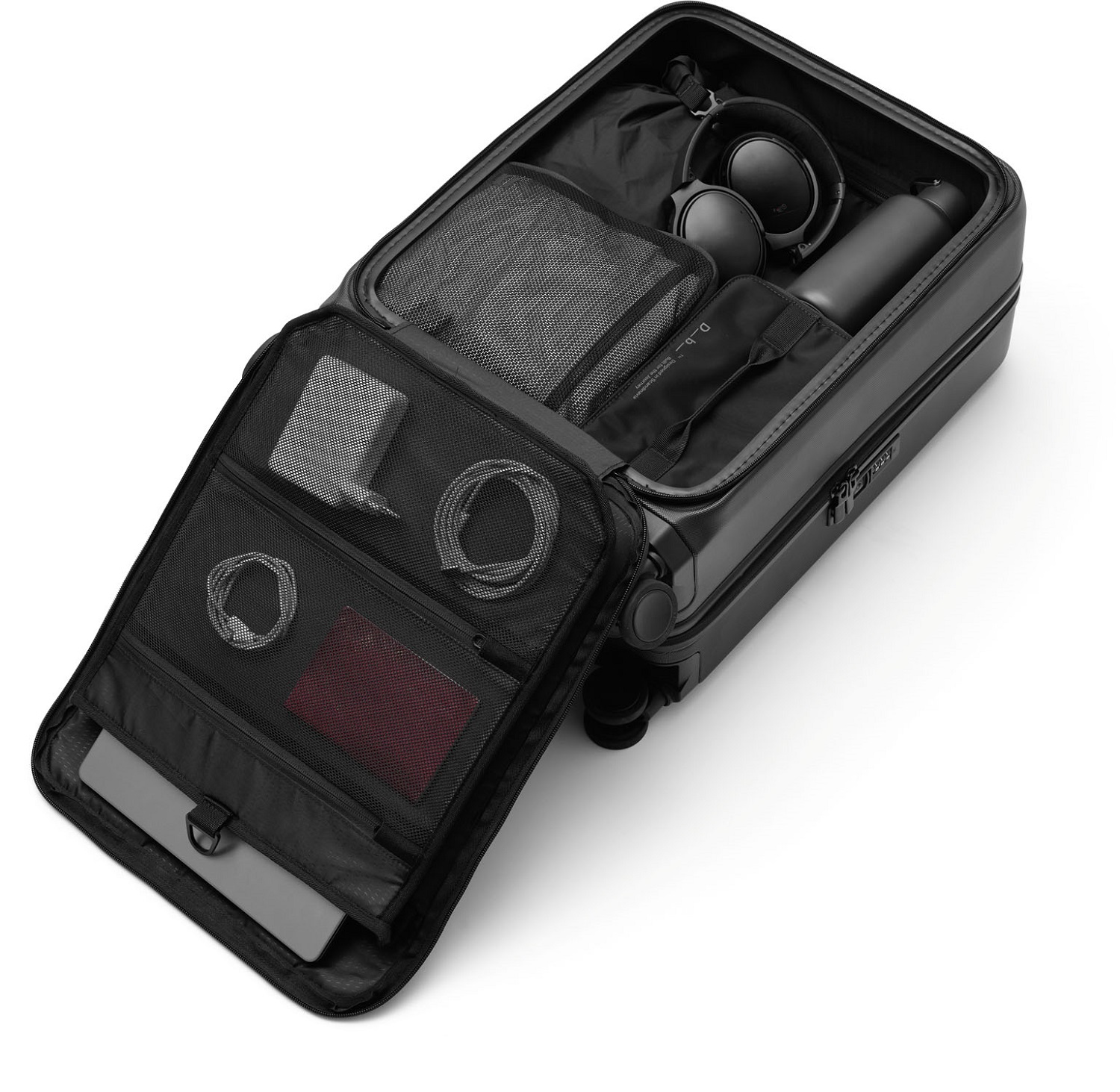 D_b_ Ramverk Front-access Carry-on Black Out D_b_ Ramverk Front-access Carry-on Black Out