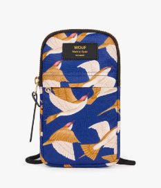 Wouf Bags Phone Bag Blue Birds