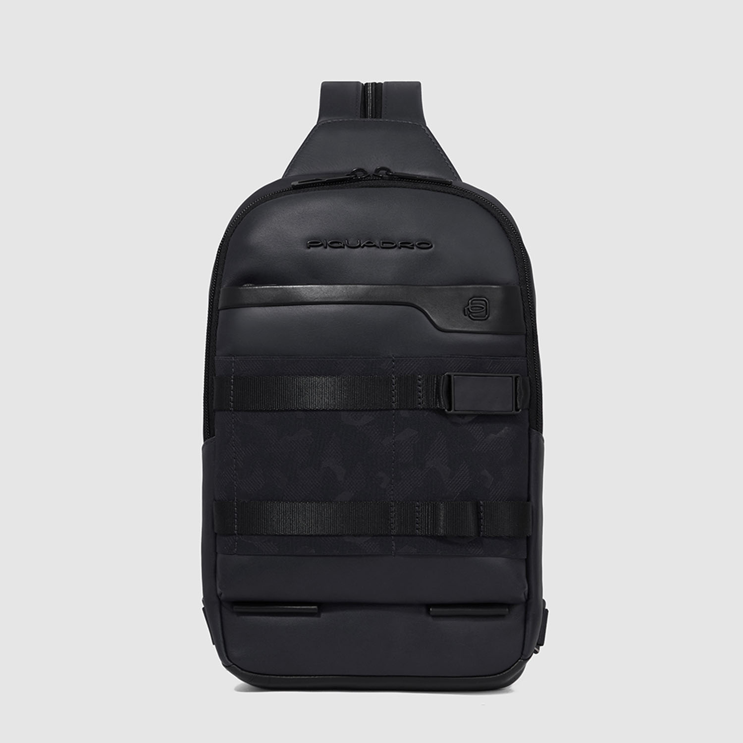 Piquadro FXP Modulare Leder-Umhängetasche für iPad® Schwarz Piquadro FXP Modulare Leder-Umhängetasche für iPad® Schwarz