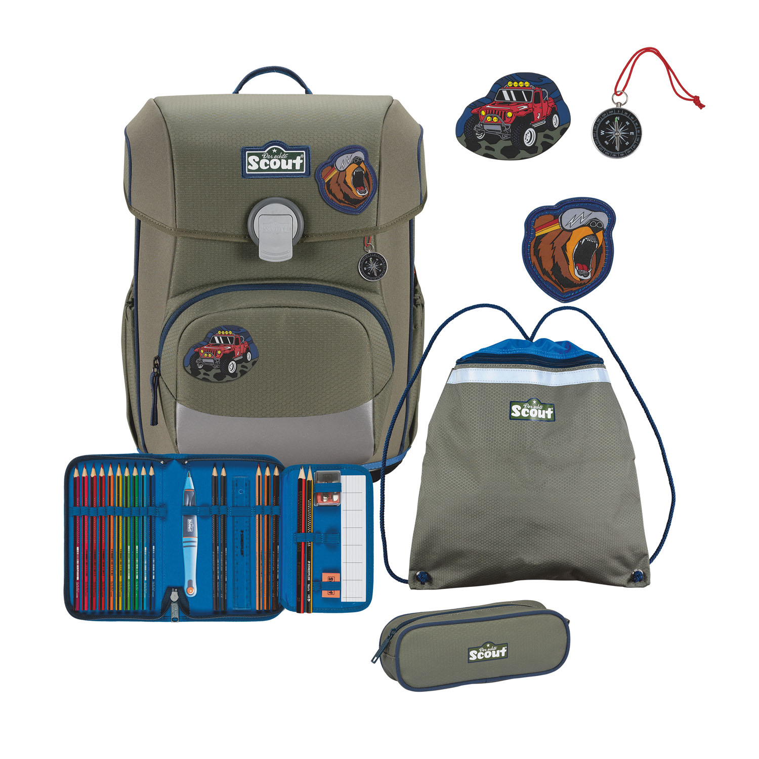 Scout Neo Schulranzen-Set 4-teilig Adventure Scout Neo Schulranzen-Set 4-teilig Adventure