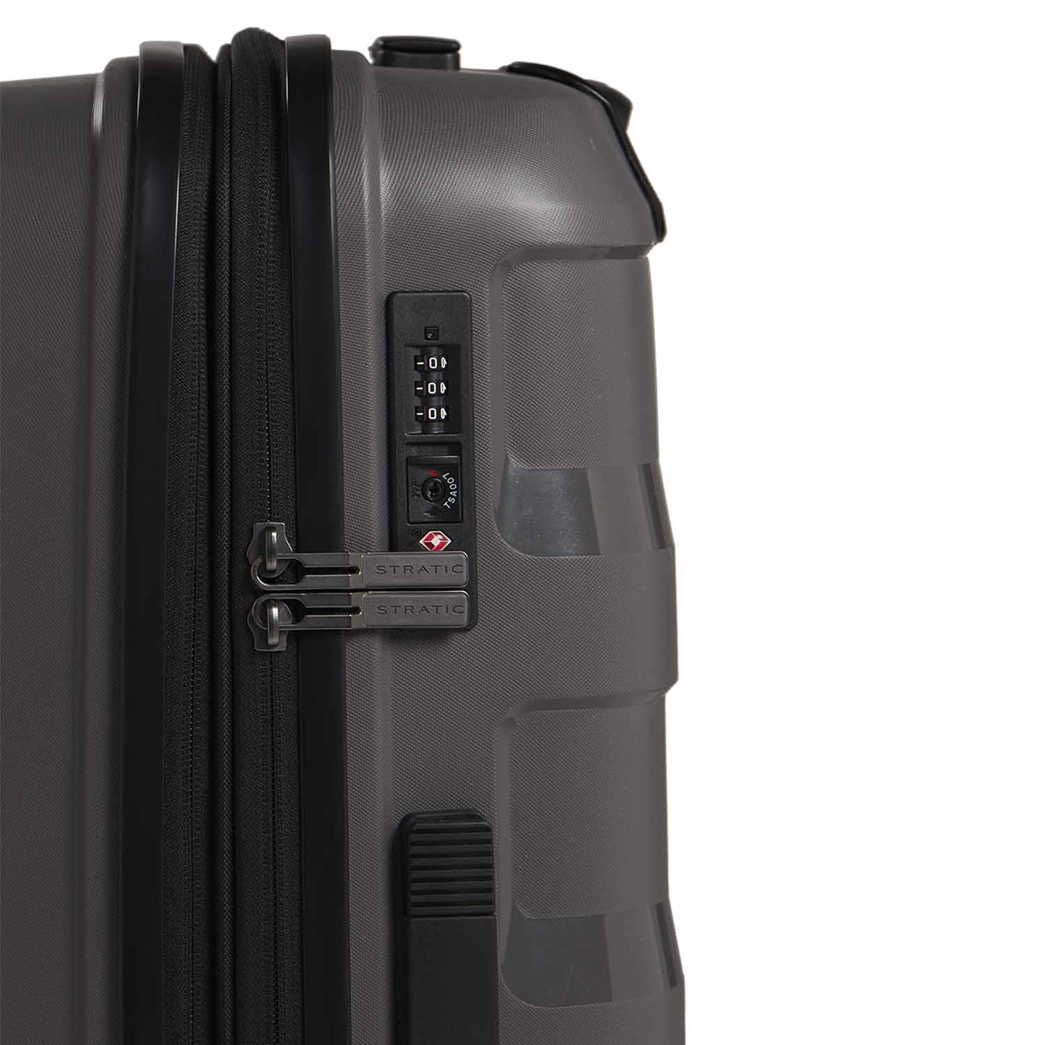 Stratic Straw + Hartschalen-Koffer M, erweiterbar dark grey Stratic Straw + Hartschalen-Koffer M, erweiterbar dark grey