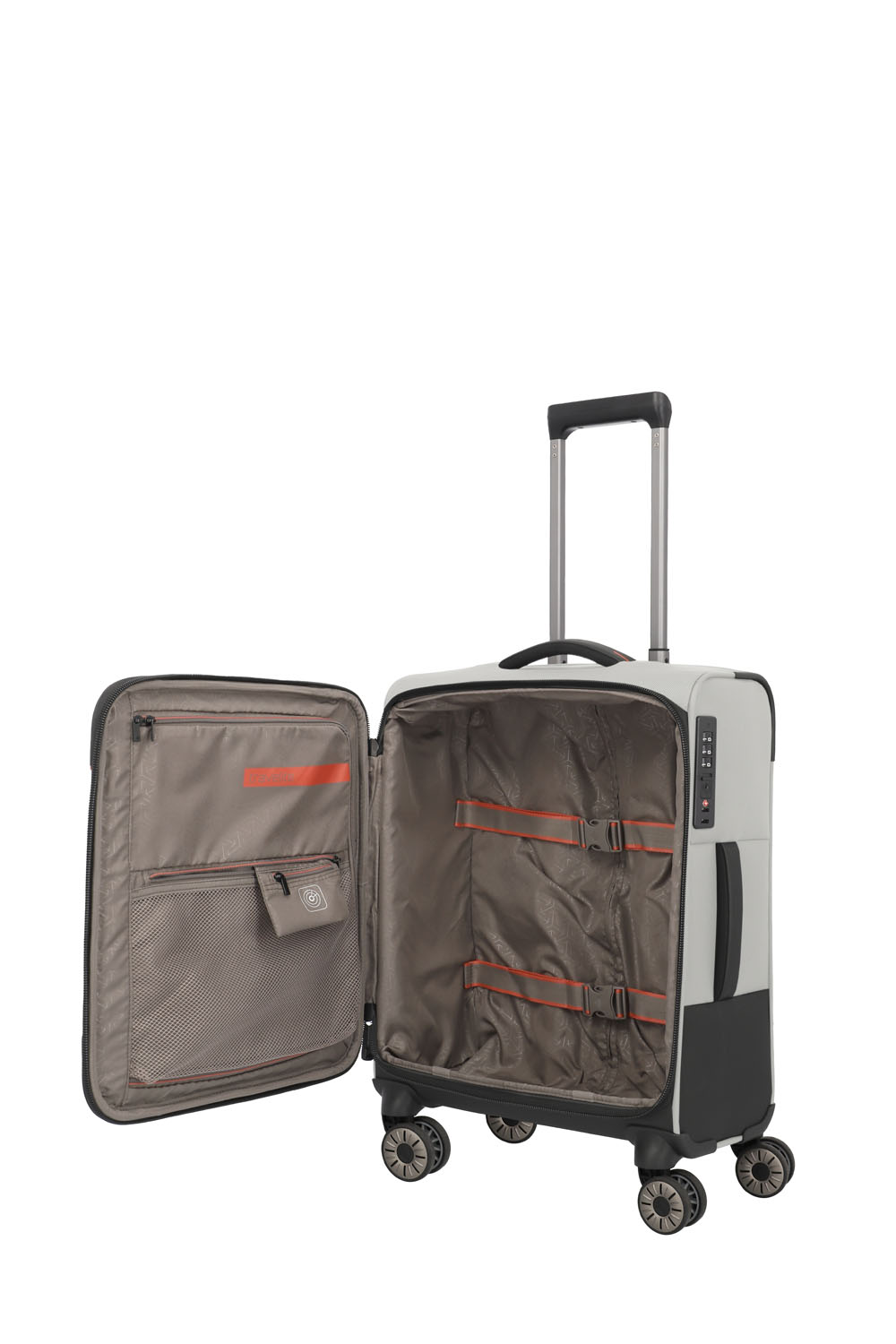 Travelite Crosslite Trolley S 4-Rollen Natur
