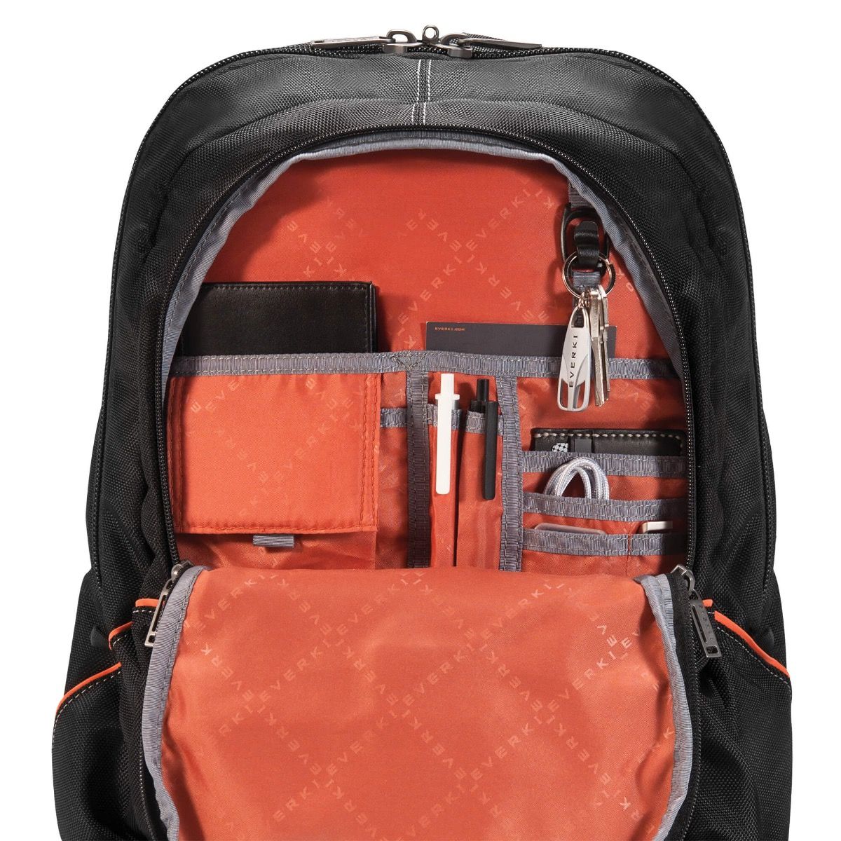 Everki Glide Laptop-Rucksack, bis 17,3-Zoll Schwarz Everki Glide Laptop-Rucksack, bis 17,3-Zoll Schwarz