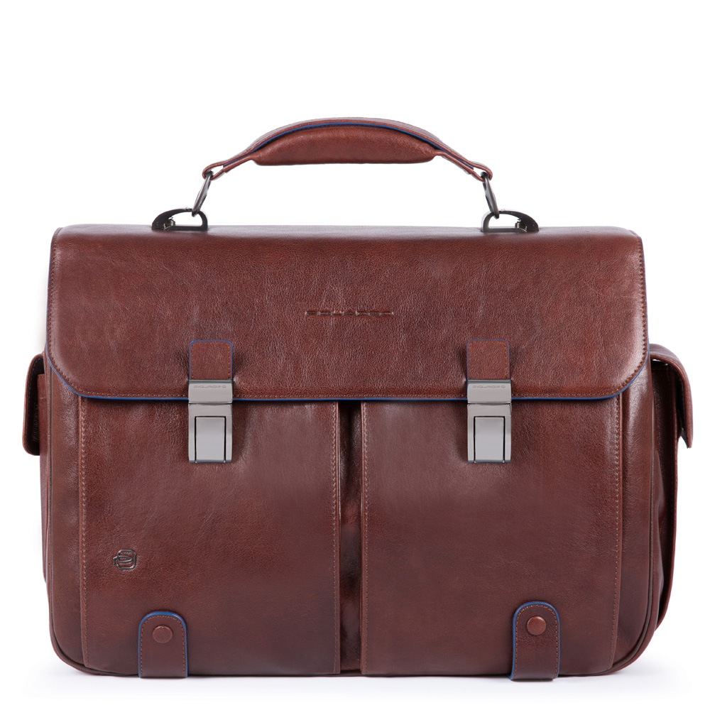 Piquadro Blue Square Special Laptoptasche mit iPad 10,5"/9,7"-Fach, 2 Vortaschen dunkelbraun Piquadro Blue Square Special Laptoptasche mit iPad 10,5"/9,7"-Fach, 2 Vortaschen dunkelbraun