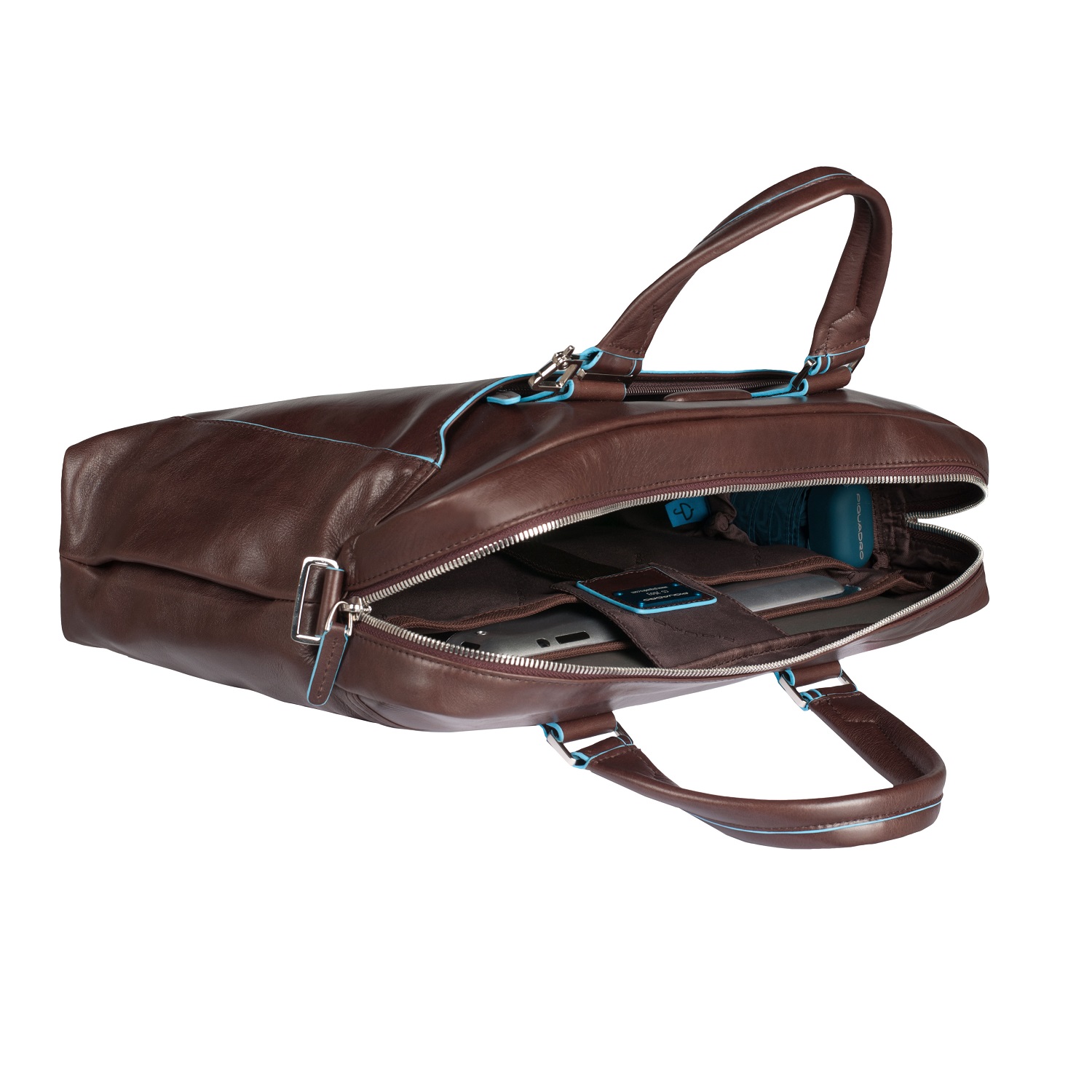 Piquadro Blue Square Kurzgriff-Laptoptasche mit iPad®-Fach, Schirm/ Flaschentasche Schwarz Piquadro Blue Square Kurzgriff-Laptoptasche mit iPad®-Fach, Schirm/ Flaschentasche Schwarz