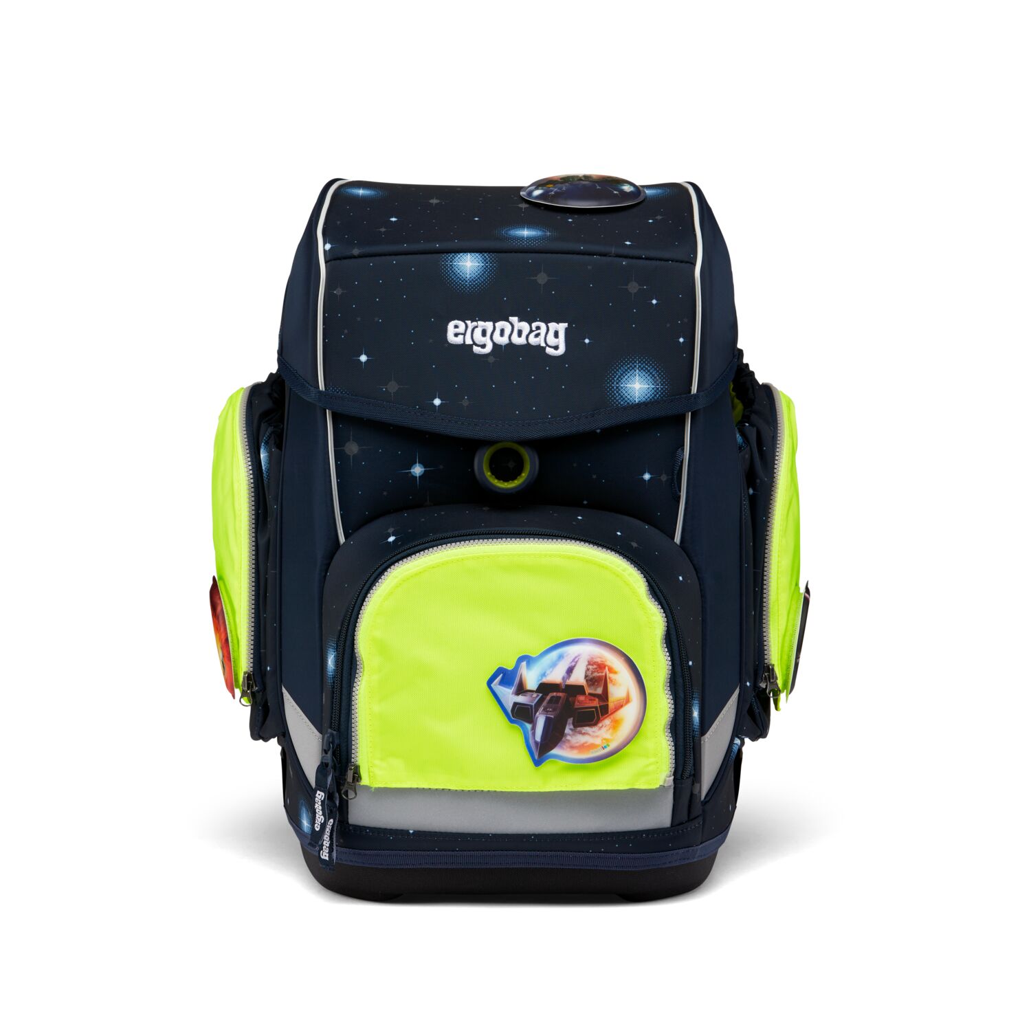 ergobag Schulzubehör Fluo Zip Set, 3-tlg. ab 2019 Gelb