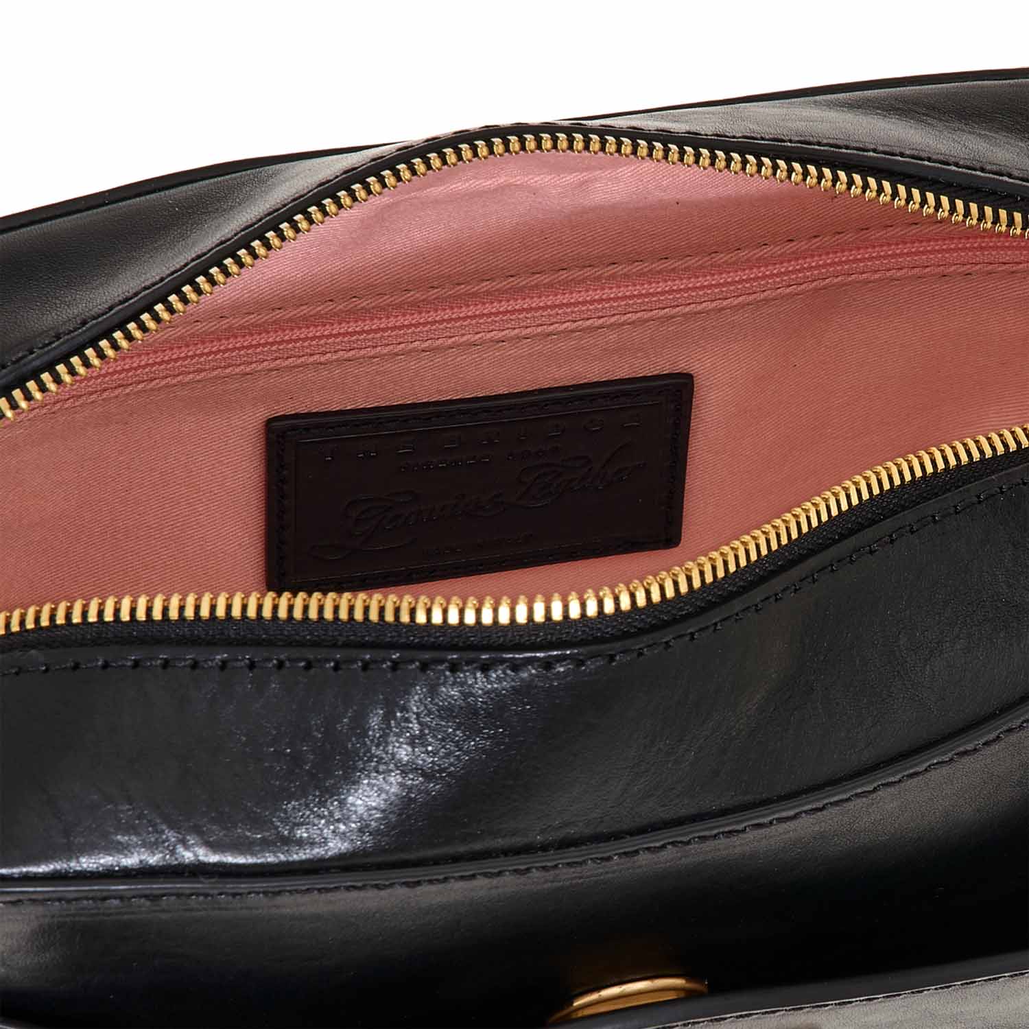 The Bridge Barbara Kameratasche Schwarz/Gold The Bridge Barbara Kameratasche Schwarz/Gold