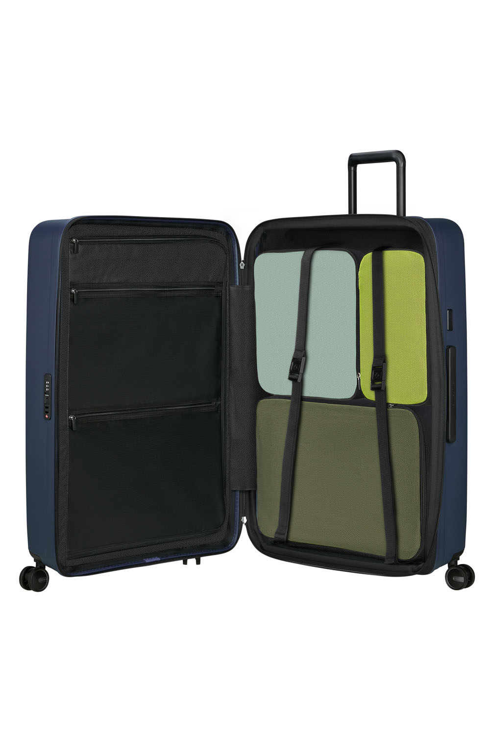 Samsonite Restackd Trolley mit 4 Rollen erweiterbar 81cm + GRATIS HOTELGUTSCHEIN Midnight Samsonite Restackd Trolley mit 4 Rollen erweiterbar 81cm + GRATIS HOTELGUTSCHEIN Midnight