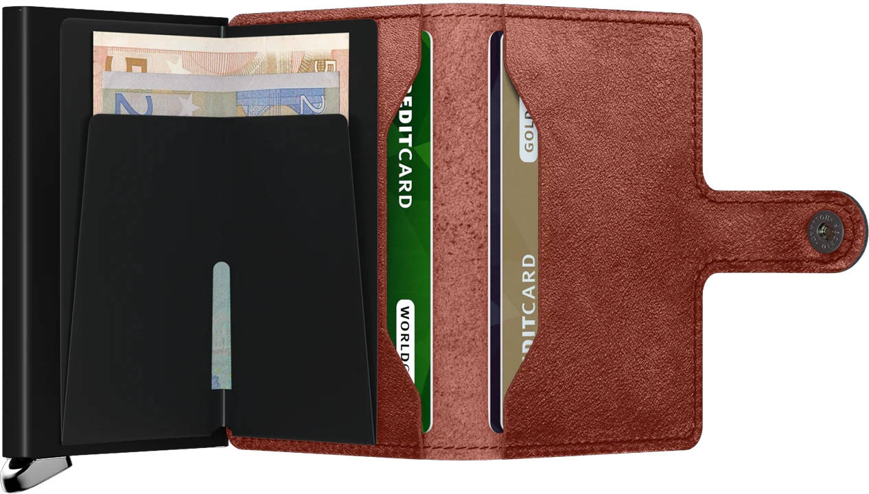 Secrid Miniwallet Premium Basco MBc-Brown Secrid Miniwallet Premium Basco MBc-Brown