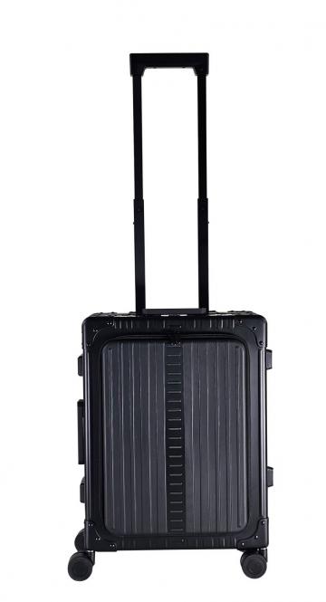 Aleon Business Traveler Slim International Carry-On 21" mit Front Flap Schwarz
