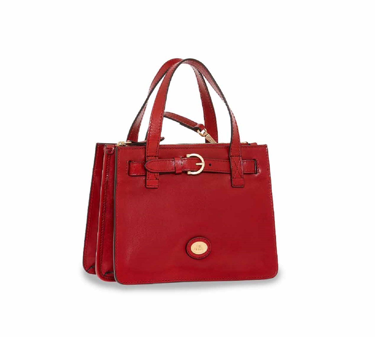 The Bridge Biba Tasche mit Doppelfunktion Ribes-Rot/Gold