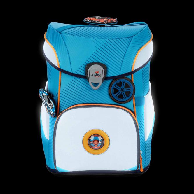 DerDieDas ErgoFlex EASY Exklusiv "Superflash" Schulrucksack-Set 5-teilig mit Sportbeutel Supercar DerDieDas ErgoFlex EASY Exklusiv "Superflash" Schulrucksack-Set 5-teilig mit Sportbeutel Supercar