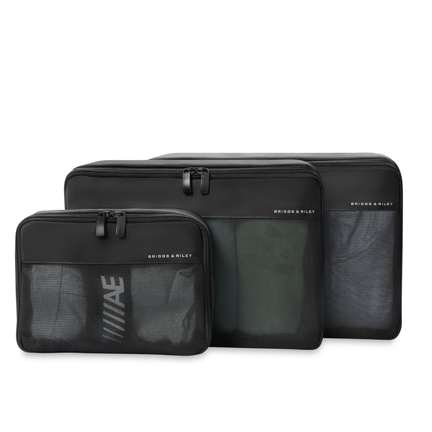 Briggs & Riley Travel Essentials Carry On Packing Cube 3-teilige Set Black Briggs & Riley Travel Essentials Carry On Packing Cube 3-teilige Set Black