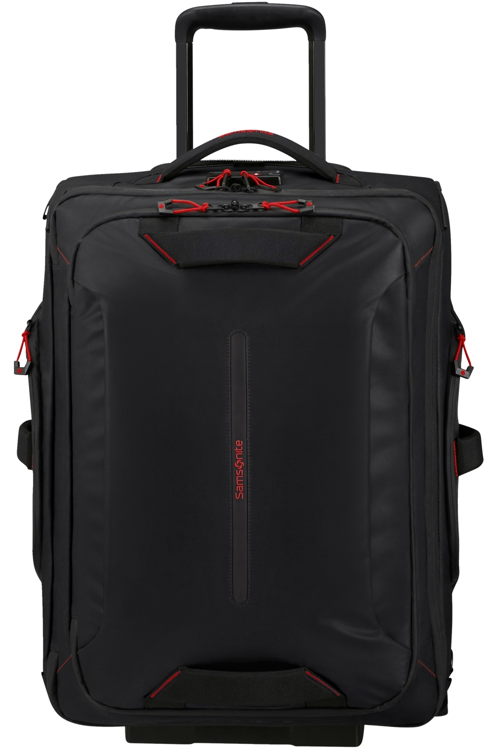 Samsonite Ecodiver Reisetasche/Rucksack mit Rollen 55cm + GRATIS HOTELGUTSCHEIN Schwarz