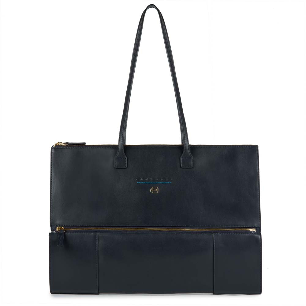 Piquadro MAMORE' Umwandelbarer Laptop-Shopper mit iPad®Air/Pro 9,7-Fach Poisblu Piquadro MAMORE' Umwandelbarer Laptop-Shopper mit iPad®Air/Pro 9,7-Fach Poisblu