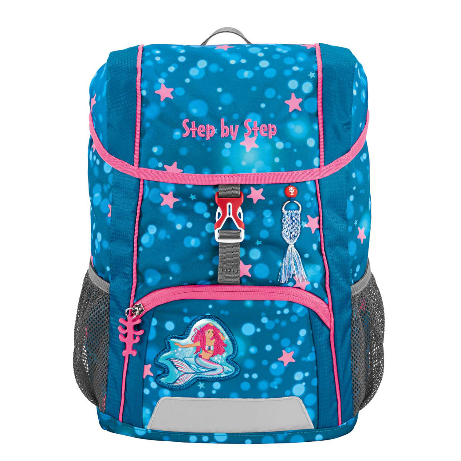 Step by Step Kinderrucksack KID Rucksack-Set, 3-teilig inkl. Sitzkissen Mermaid Lola
