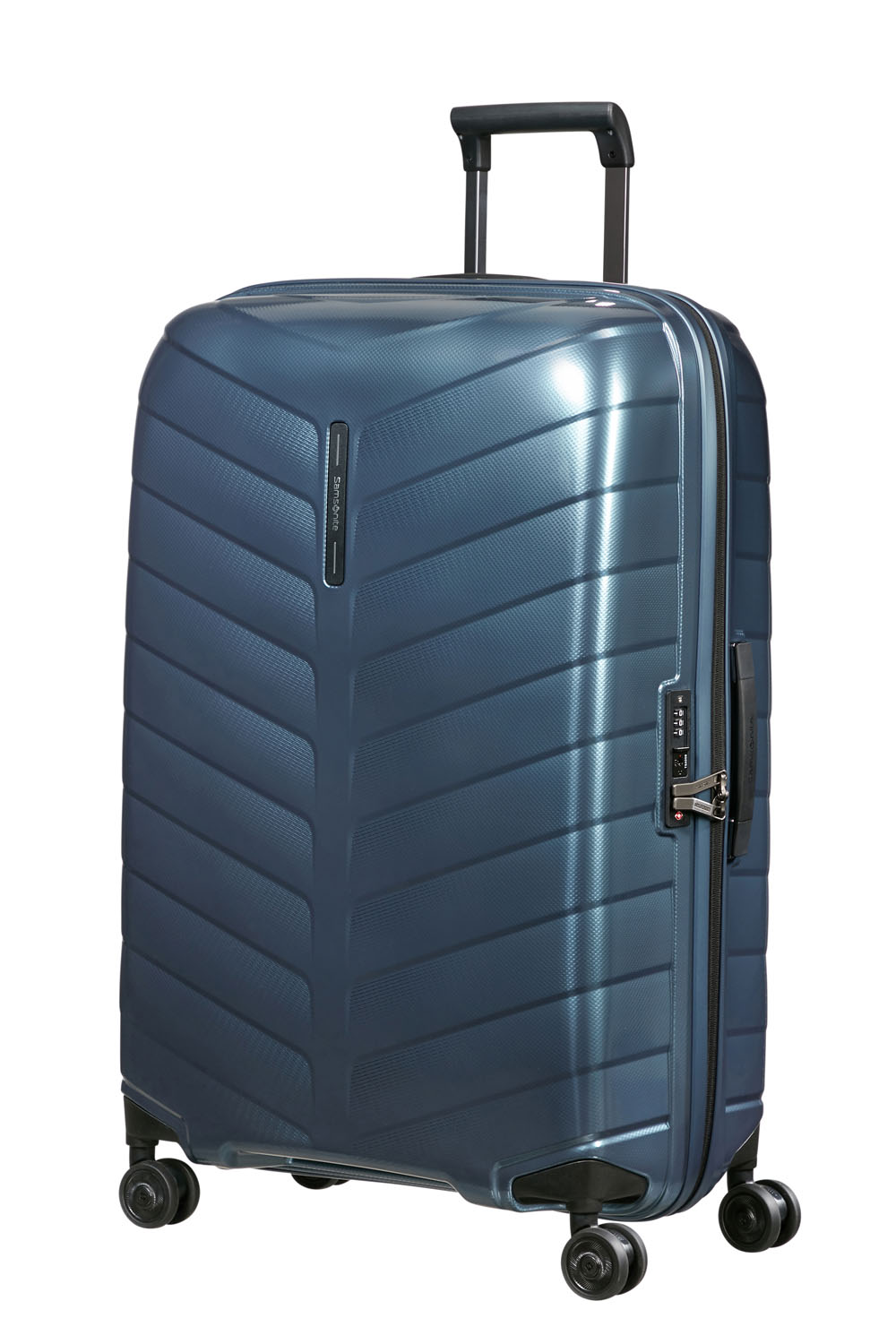 Samsonite Attrix Trolley mit 4 Rollen 75cm Steel Blue Samsonite Attrix Trolley mit 4 Rollen 75cm Steel Blue