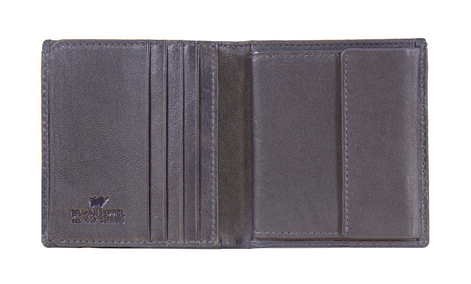 Braun Büffel HENRY Geldbörse Carre 8CS navy