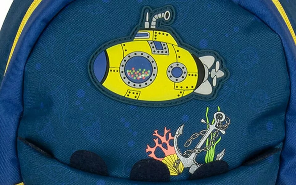 Scouty Rocky U-Boot Kinderrucksack blau Scouty Rocky U-Boot Kinderrucksack blau