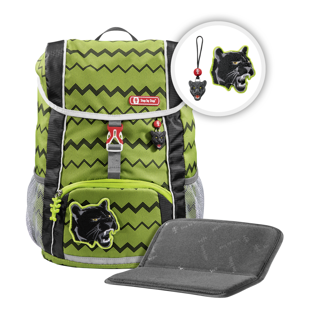 Step by Step KID Rucksack Set 3-teilig Wild Cat Chiko