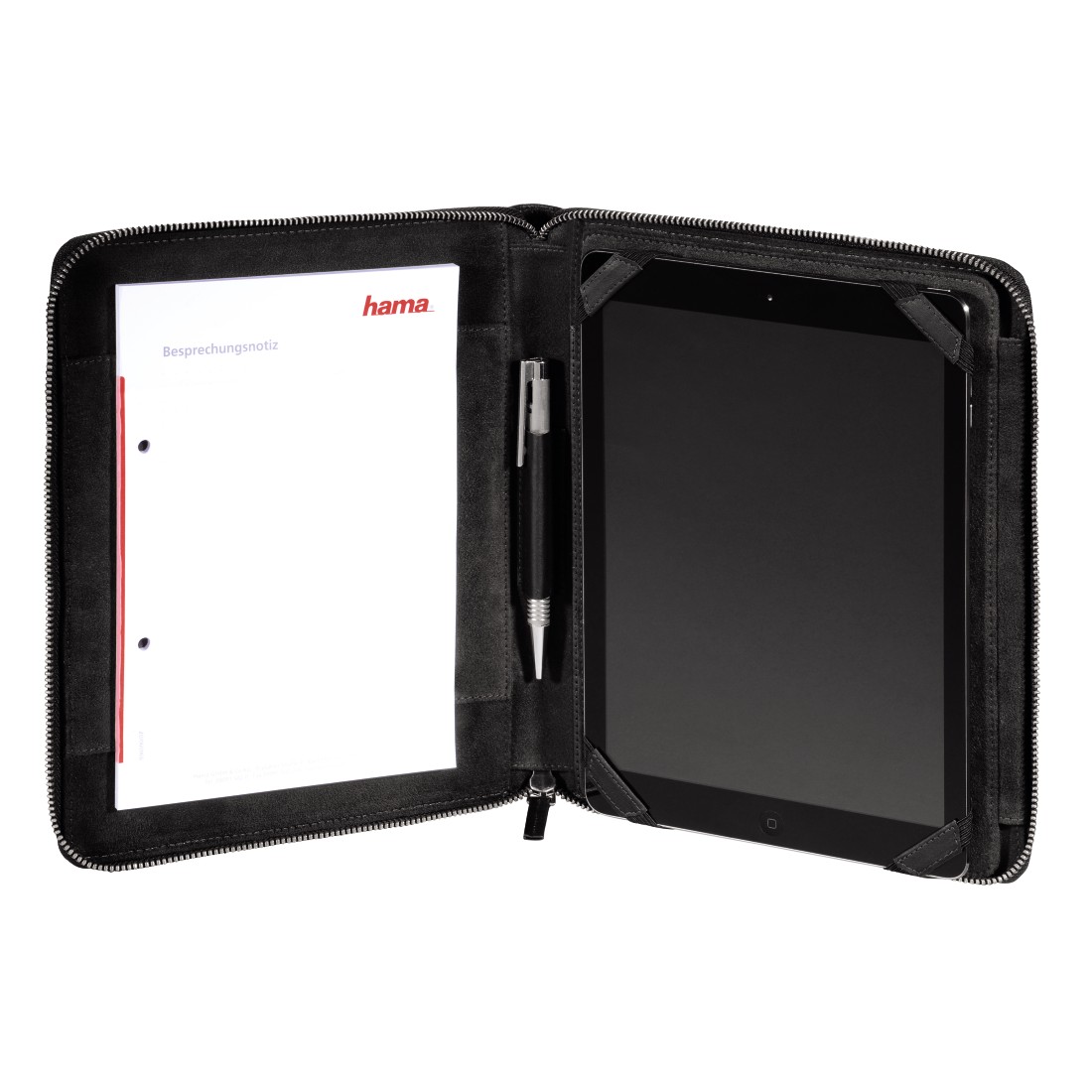 Hama Est. 1923 Amsterdam Monday Lederorganizer A5 mit Tablet-Hülle 10.1" Black Hama Est. 1923 Amsterdam Monday Lederorganizer A5 mit Tablet-Hülle 10.1" Black