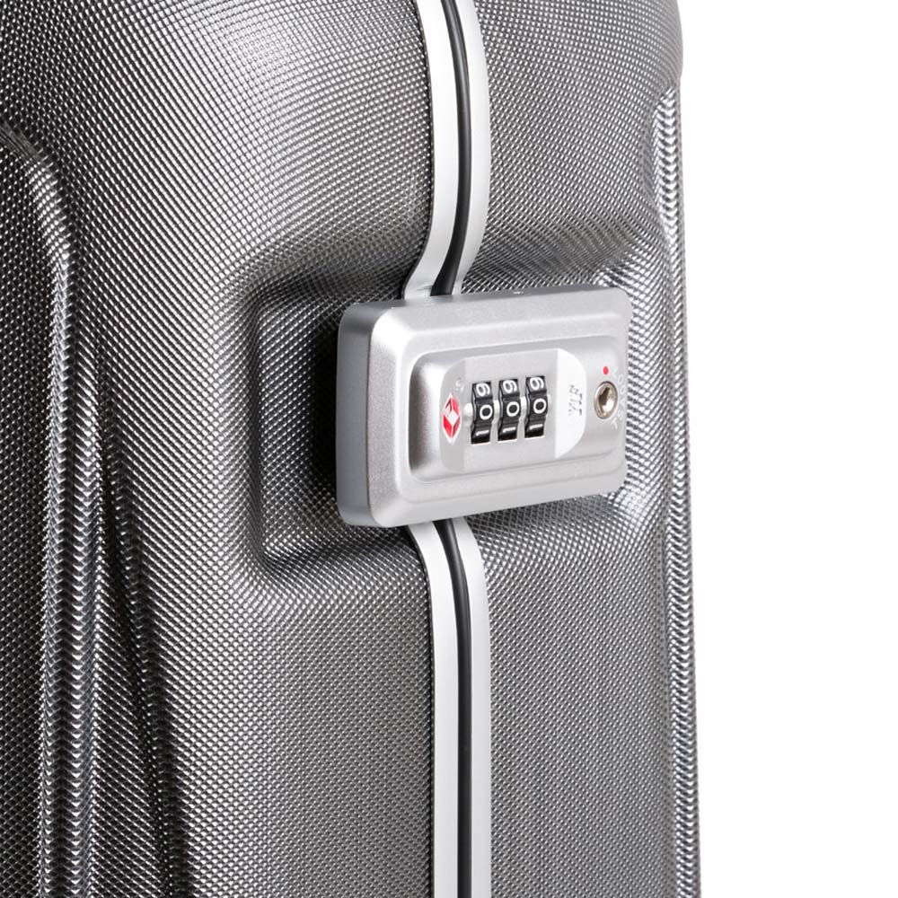 Piquadro Relyght Plus Trunk Hartschalentrolley mit 4 Rollen Schwarz/Leder