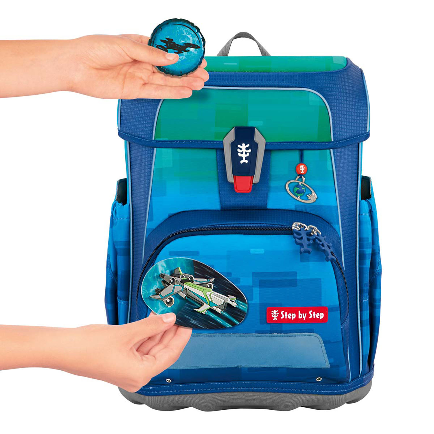 Step by Step CLOUD OCEAN Schulranzen-Set, 5-teilig Space Craft Spike