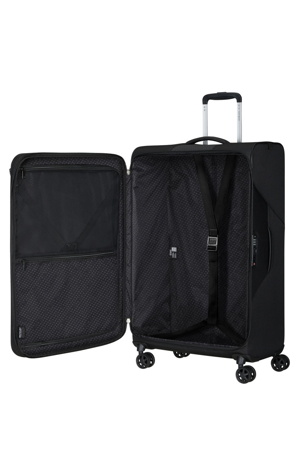Samsonite Litebeam Trolley 77cm mit 4 Rollen erweiterbar Schwarz