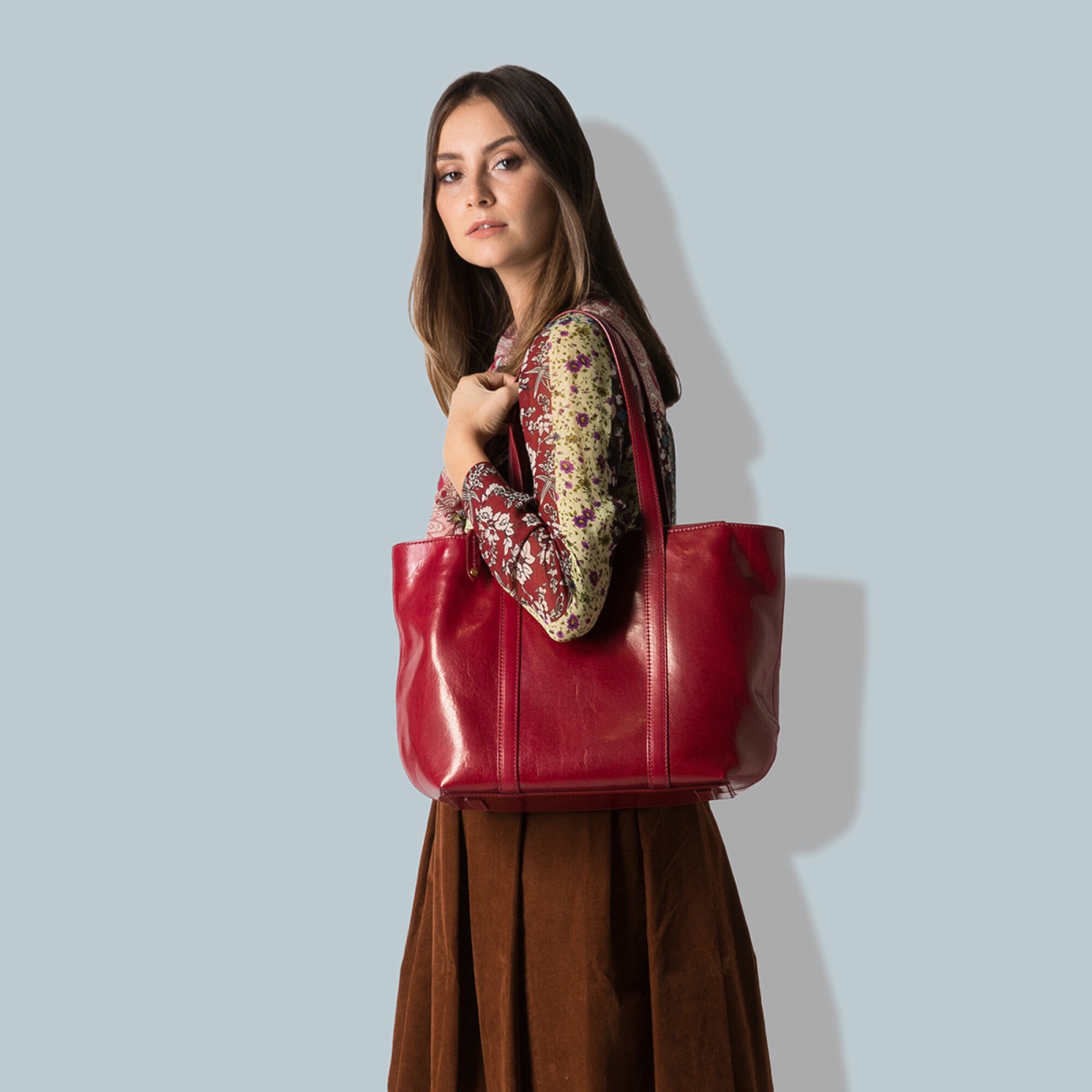 The Bridge Story Donna Shopping Bag -04275101 Ribes-Rot/Gold The Bridge Story Donna Shopping Bag -04275101 Ribes-Rot/Gold