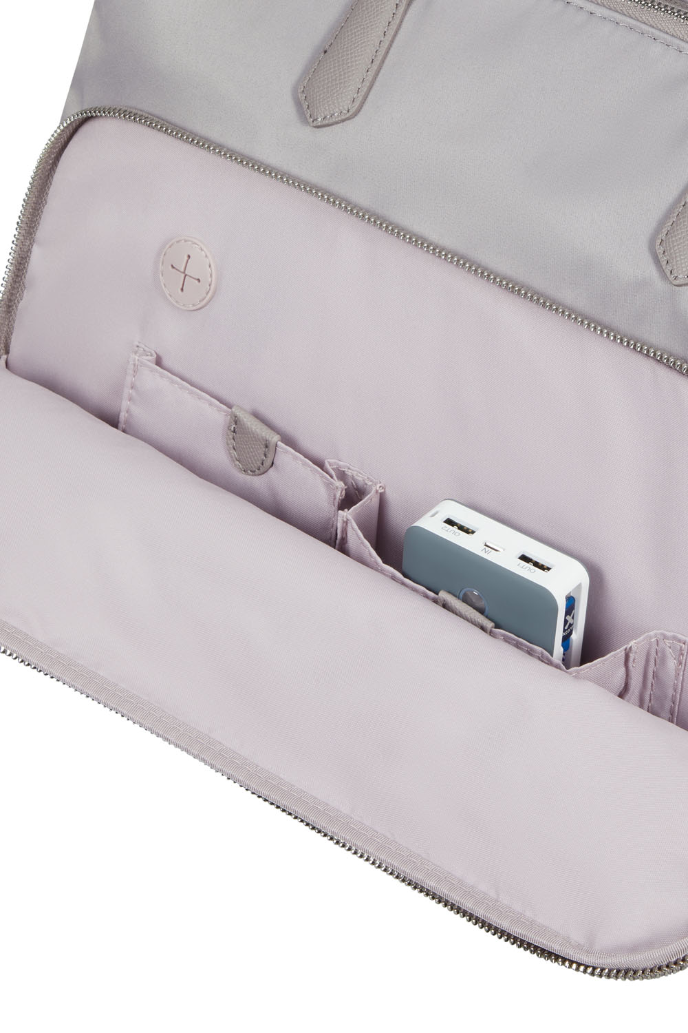 Samsonite Karissa Biz 2.0 Organized-Shopping-Laptop Bag 14,1" Lilac Grey Samsonite Karissa Biz 2.0 Organized-Shopping-Laptop Bag 14,1" Lilac Grey