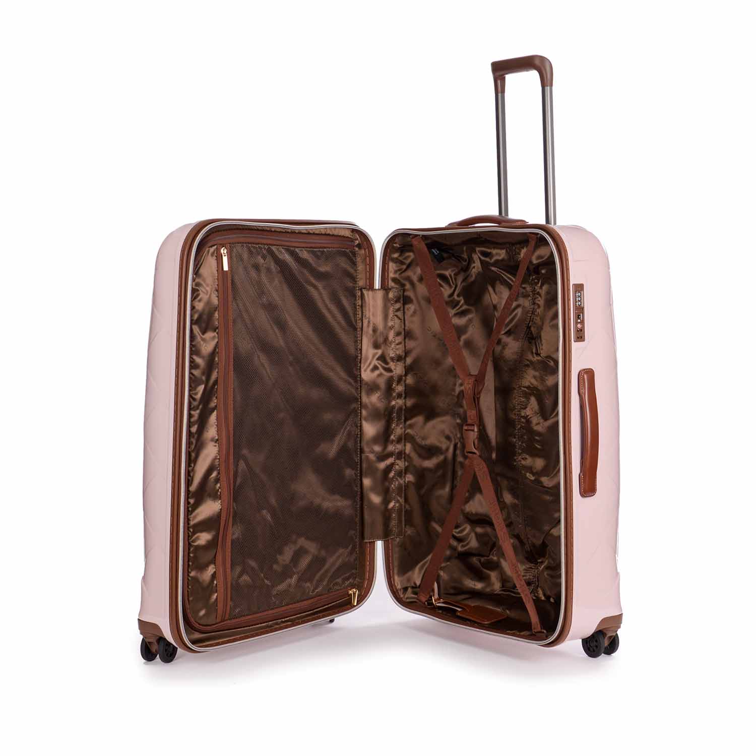 Stratic Leather & More Trolley L 4 Rollen Rose