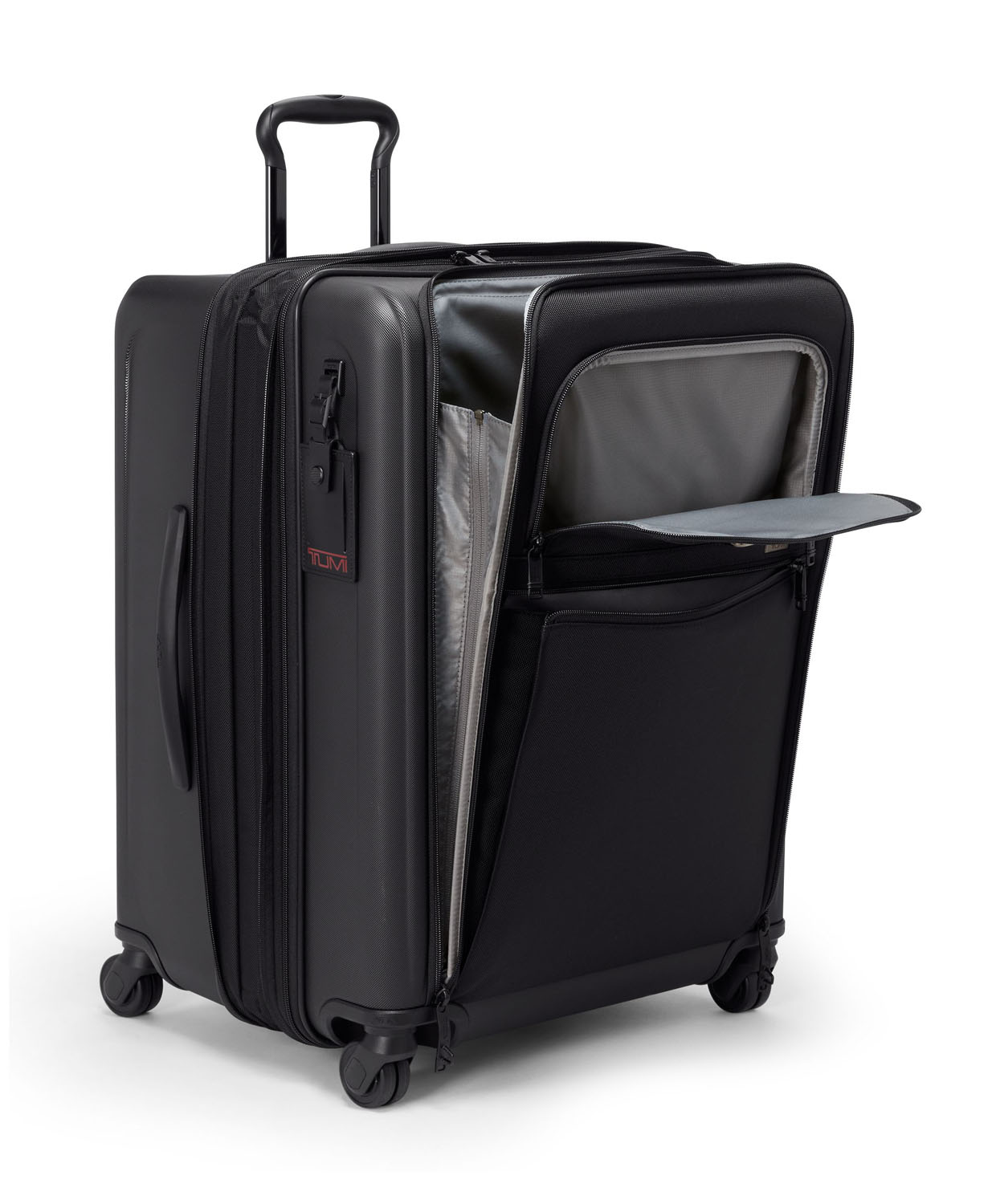 Tumi Alpha Hybrid Medium Trip erweiterbar Koffer 73,5cm + GRATIS HOTELGUTSCHEIN Black Tumi Alpha Hybrid Medium Trip erweiterbar Koffer 73,5cm + GRATIS HOTELGUTSCHEIN Black