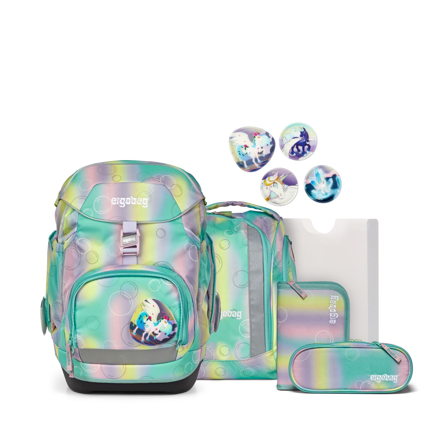 ergobag pack REFLEX GLOW 6-teiliges Schulrucksack-Set 2025 ergobag pack REFLEX GLOW 6-teiliges Schulrucksack-Set 2025