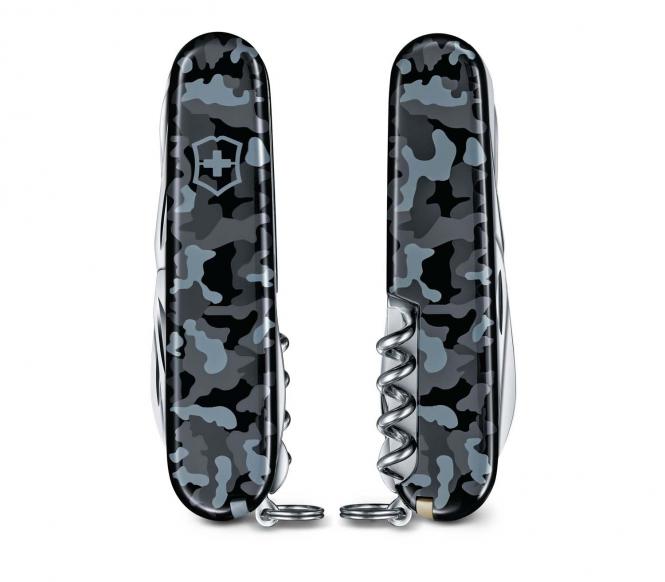 Victorinox Huntsman 15 Funktionen, Mittleres Taschenmesser Navy Camouflage