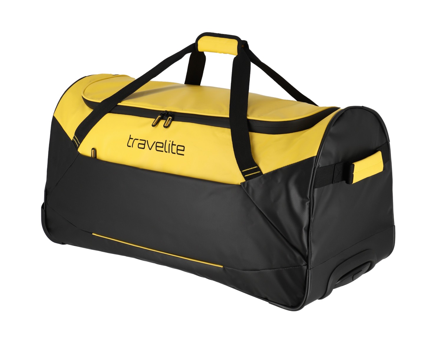 Travelite Basics Plane Rollenreisetasche 71cm Schwarz/Gelb Travelite Basics Plane Rollenreisetasche 71cm Schwarz/Gelb