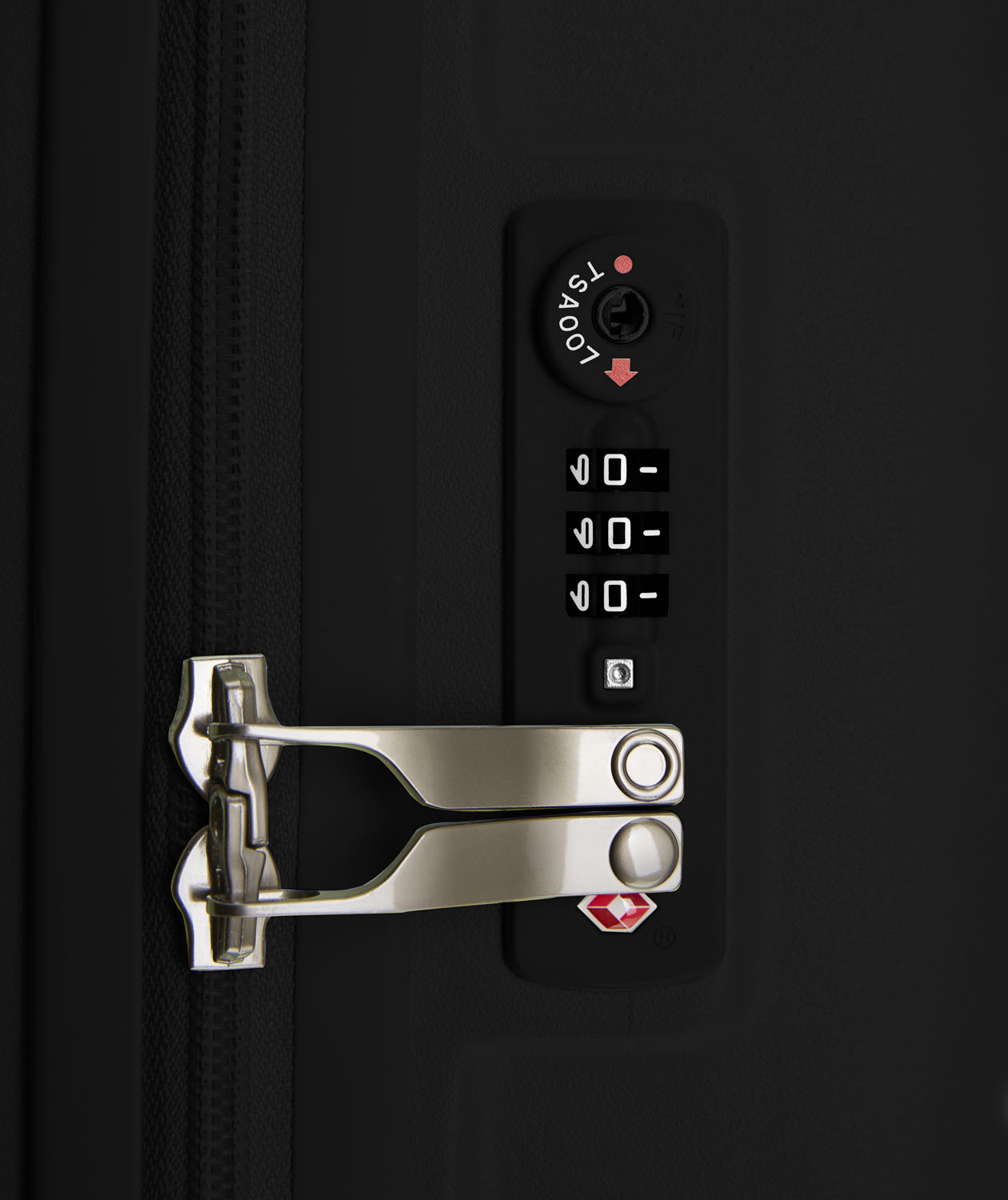 ECHOLAC Panda Koffer L 4-Rollen Dark Grey