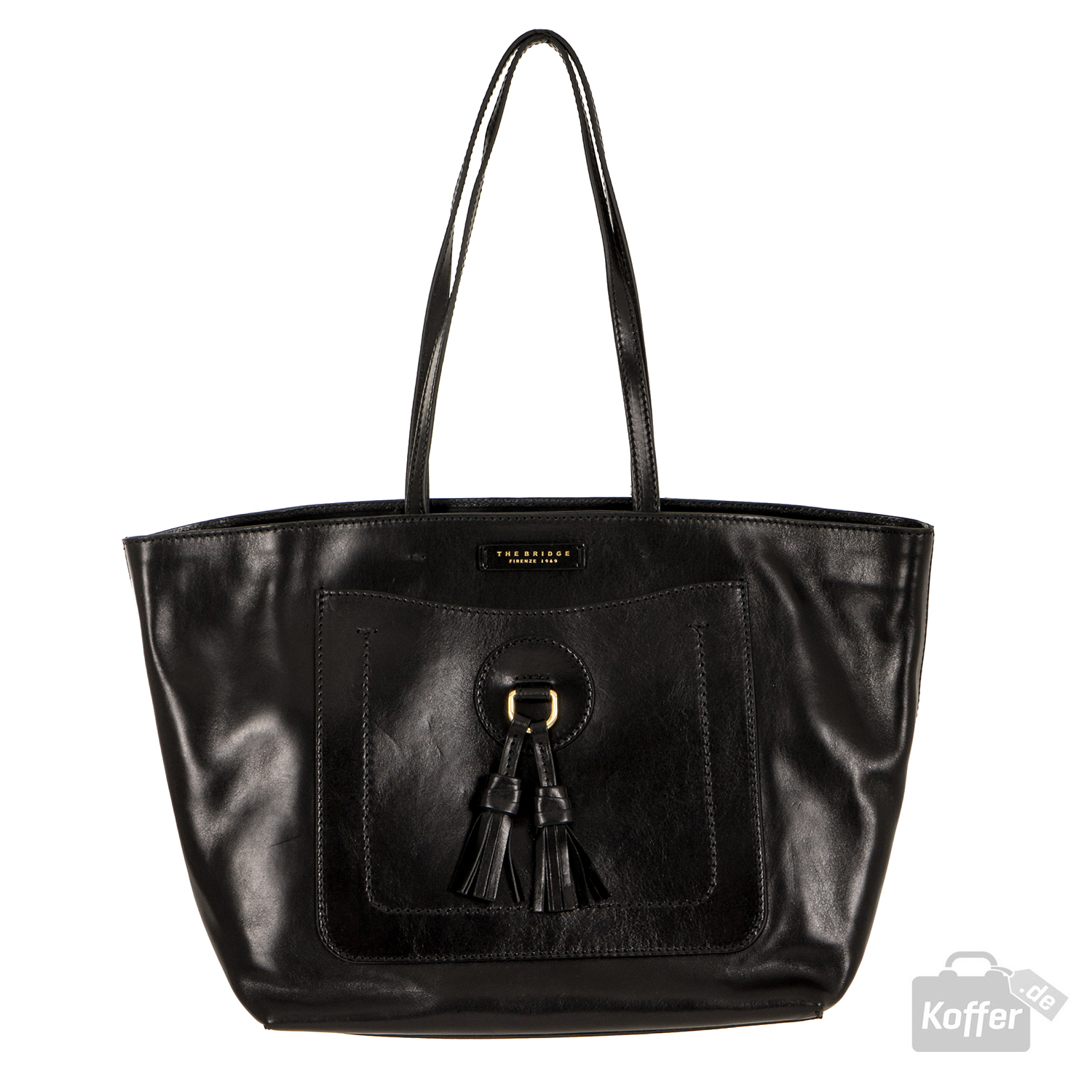 The Bridge Santacroce Shopper nero/gold The Bridge Santacroce Shopper nero/gold