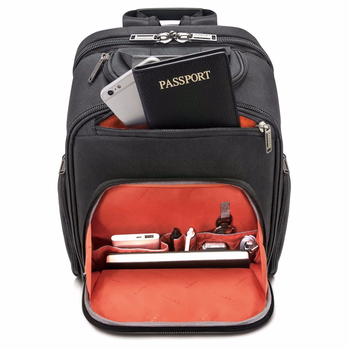 Everki Versa 2 Premium reisefreundlicher Laptop-Rucksack, bis 14,1-Zoll/MacBook Pro 15 Schwarz Everki Versa 2 Premium reisefreundlicher Laptop-Rucksack, bis 14,1-Zoll/MacBook Pro 15 Schwarz