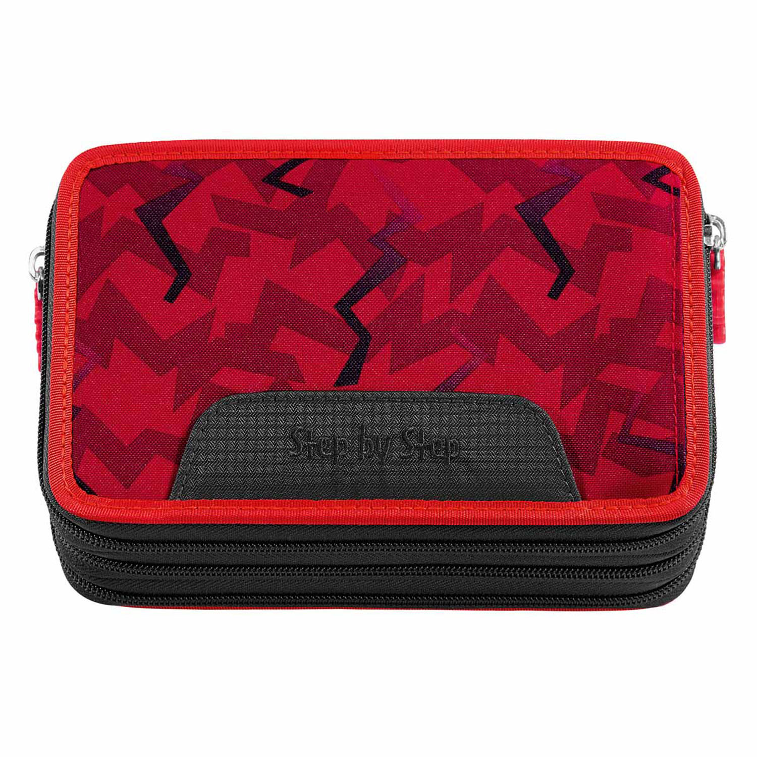 Step by Step Schulzubehör XXL-Mäppchen, Drei Fächer Monster Truck Rocky