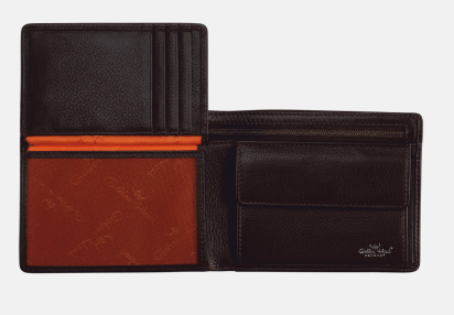 Golden Head Capri RFID Scheintasche mit RV dunkelbraun Golden Head Capri RFID Scheintasche mit RV dunkelbraun