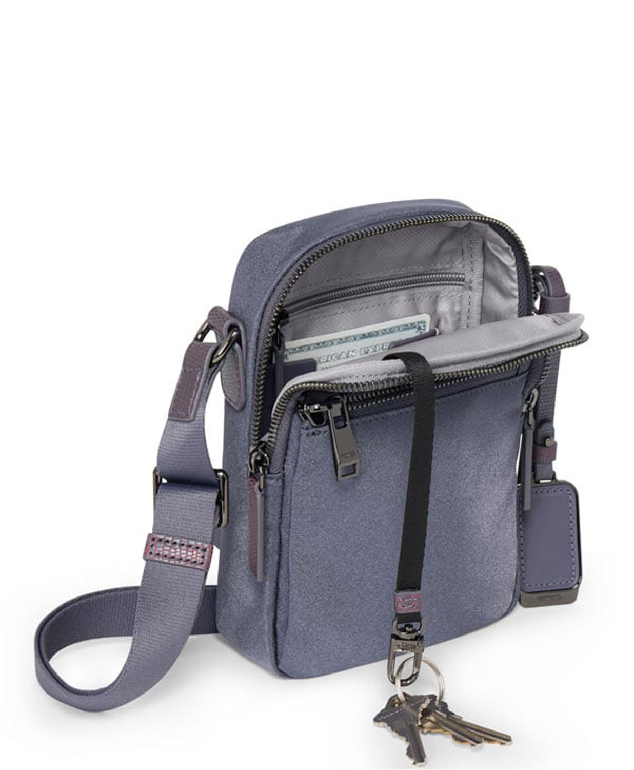 Tumi Voyageur Persia Umhängetasche Blue Shimmer
