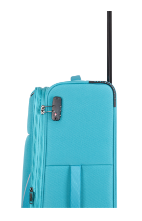 Stratic Strong Trolley M, 4 Doppelrollen, erweiterbar petrol